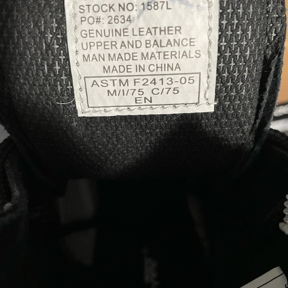 AdTec safety steel toe work boots black